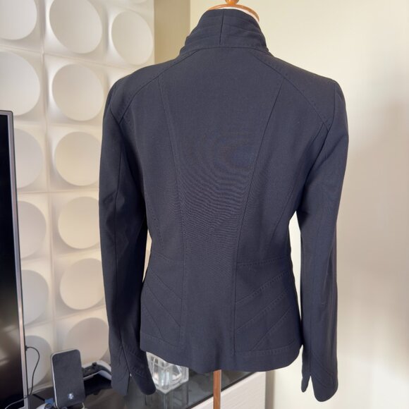 - Elie Tahari Structured Black Blazer Power Dressing Lady Boss Size S    - Z2346 - Picture 9 of 11